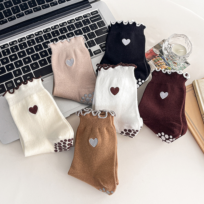 Yoga Socks Women Cotton Heart  - огляд і ціна Grip Sock Yoga