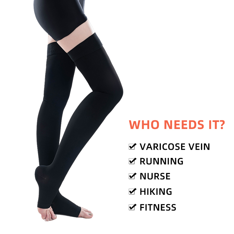 1Pair Thigh High Open Toe Medi - огляд і ціна Compression Sock Medical