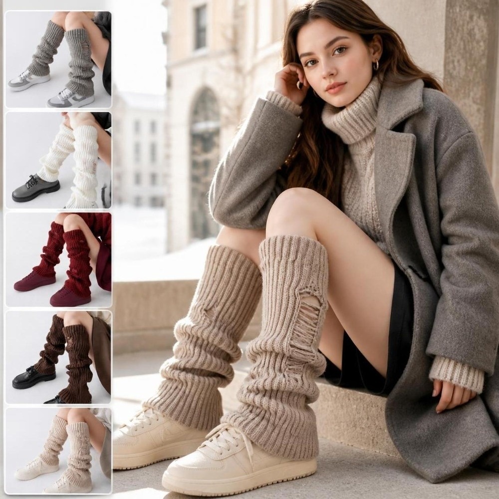 Warm Knit Leg Warmers Stretch  - огляд і ціна Boot Sock Slouchy
