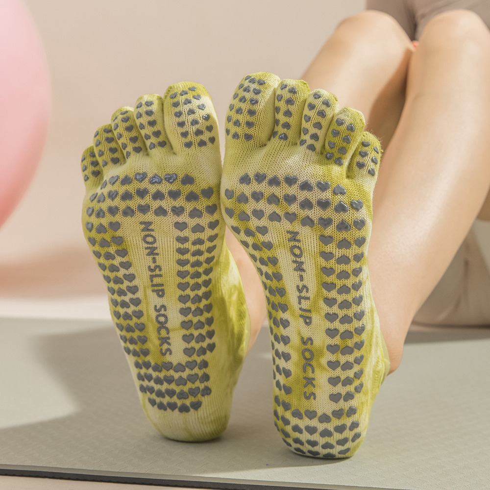 Tie-Dye Women's Five Finger Gr - огляд і ціна Grip Sock Yoga