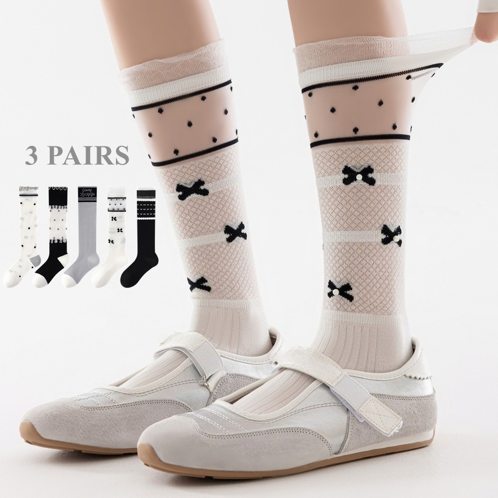 3 Pairs Cute Women's Socks Sum - огляд і ціна Silk Sock Bamboo
