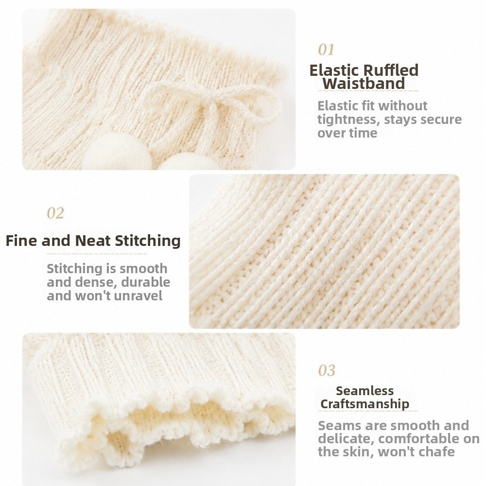 Knitted Knit Leg Warmers Ruffl - огляд і ціна Boot Sock Slouchy