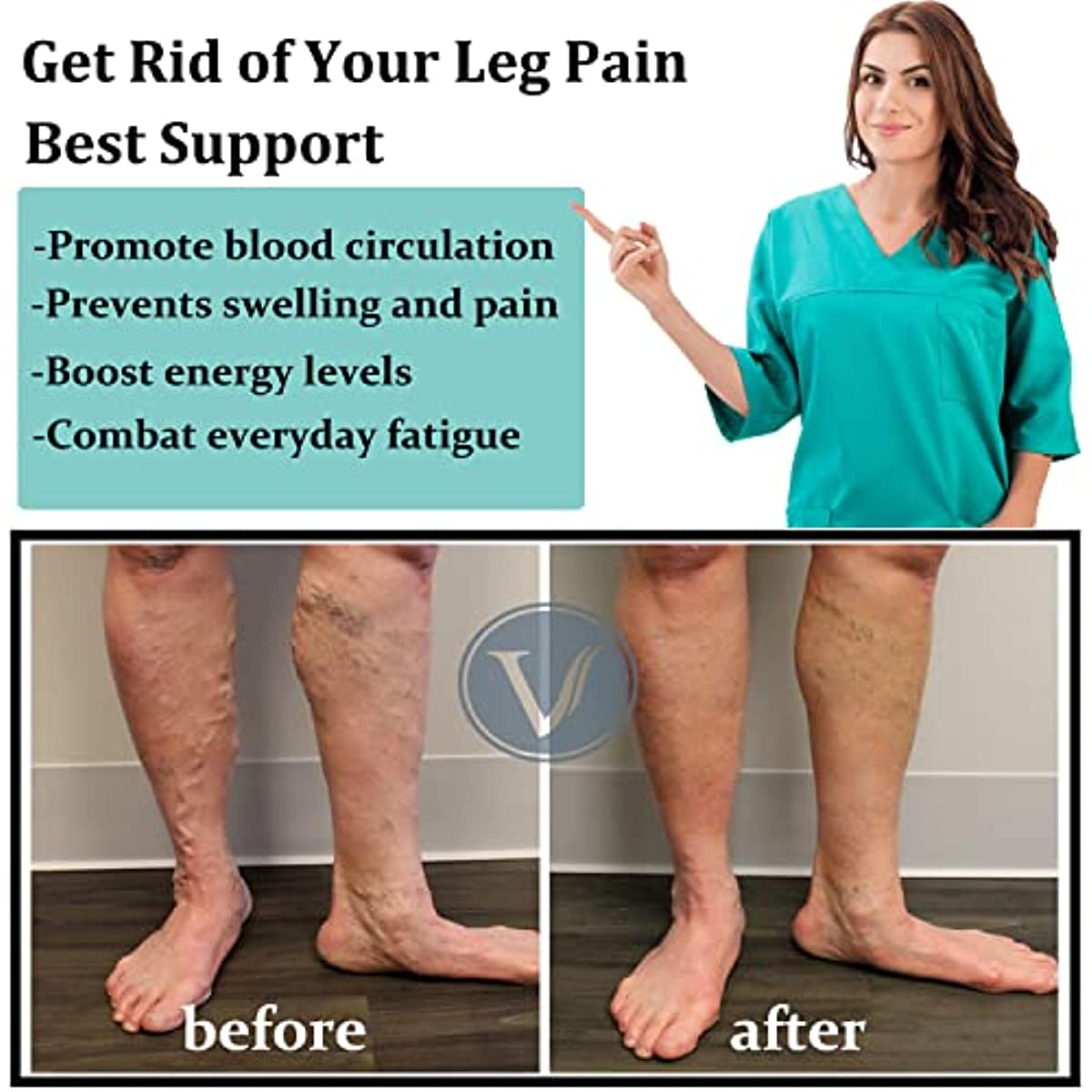 7 Pair Compression Socks Women - огляд і ціна Compression Sock Medical