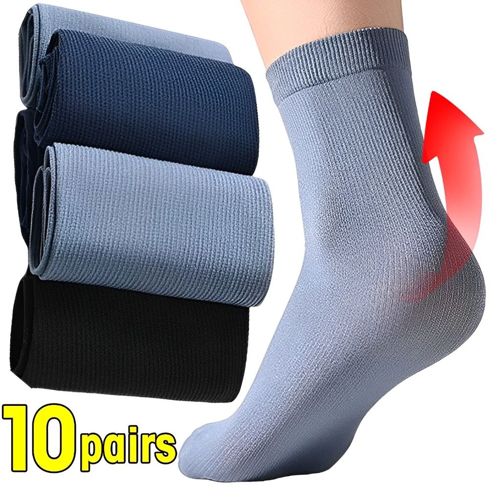 10pairs Fashion Men Ice Silk S - огляд і ціна Silk Sock Bamboo