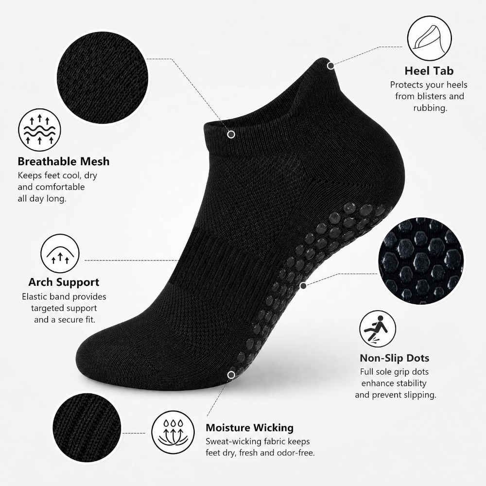Non-Slip Grip Socks for Women: - огляд і ціна Grip Sock Yoga