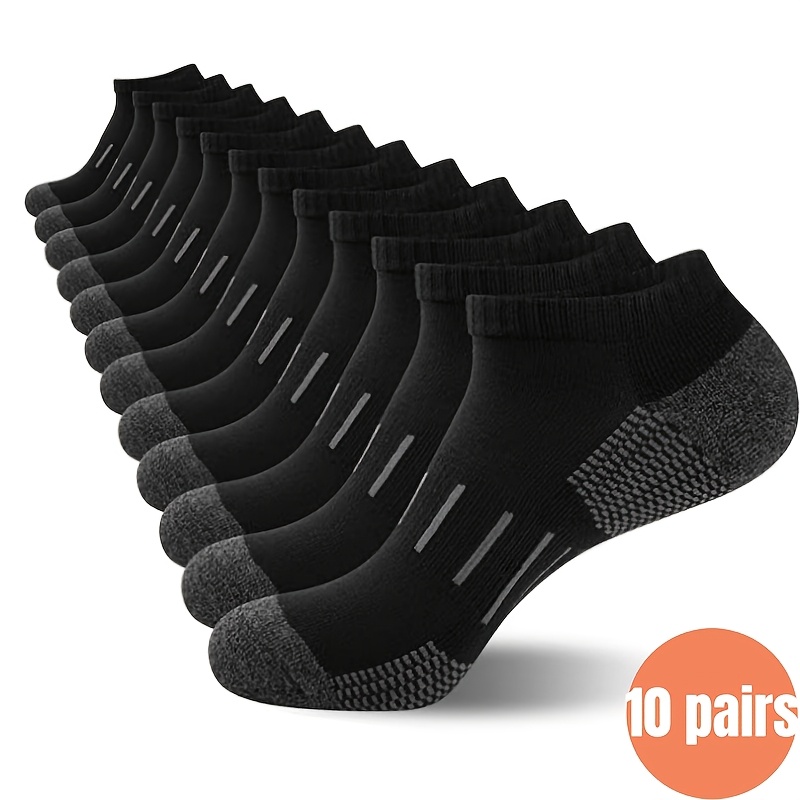 10 Pairs Men's Ankle Socks Hee - огляд і ціна Ankle Sock Low Cut